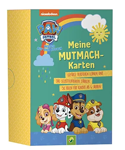 PAW Patrol Meine Mutmach-Karten | Ab 4 Jahren: 50 ermutigende Botschaften für den Umgang mit Gefühlen und ein starkes Selbstvertrauen