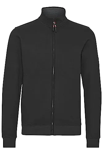 Indicode IDArcelio Herren Sweatshirt Zip-Jacke - Funktionsjacken mit Stehkragen und hochwertigem Sweat-Material, ideal für sportliche Aktivitäten und den Alltag, nachhaltig produziert mit recycelten Materialien.