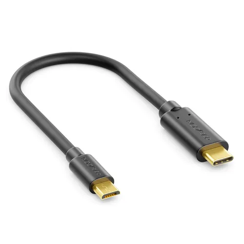 0,15m USB C Kabel Datenkabel Ladekabel USB 2.0 micro USB zu USB-C Handy Tablet