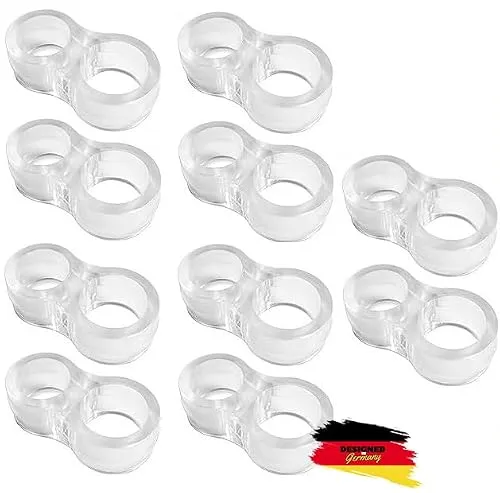 OG-ER Türstopper klinke Türklinkenpuffer Türklinken stopper, 5er-10er-20er Set, türgriff schutz, türstopper türklinke, türklinkenpuffer transparent (10er Set)