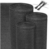 Sol Royal Balkonsichtschutz SG 80 Schattennetz 1000x100cm - Balkonsichtschutz aus 100% Polyethylen, UV-beständig und winddurchlässig, ideal für mehr Privatsphäre auf Ihrem Balkon.
