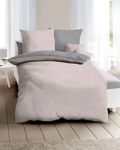 Kaeppel Mako Satin Wendebettwäsche Jaro 200x200 cm von Kaeppel