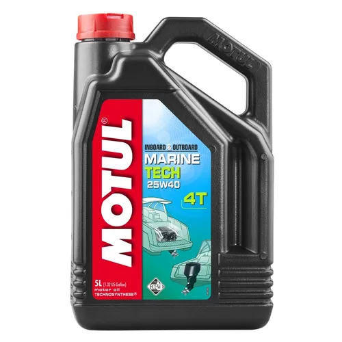 Motul Motoröl MARINE TECH 4T 25W-40 107716 - Motoröl für 4-Takt-Motoren, bietet optimalen Schutz und Leistung unter extremen Bedingungen, ideal für Bootsbesitzer und Wassersportler.