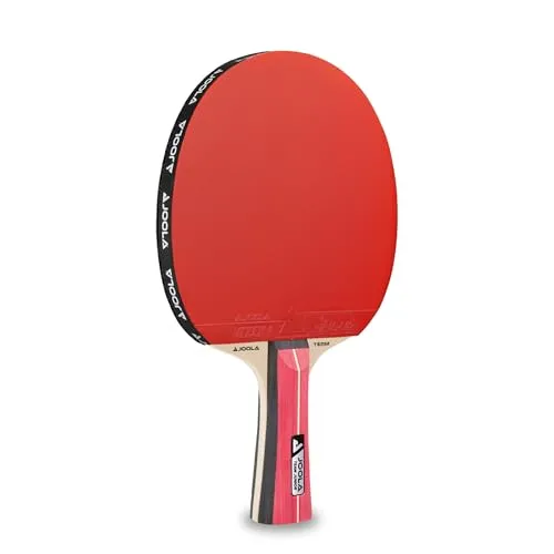 JOOLA 52004 Tischtennisschläger Team Junior - Tischtennisschläger für Kinder und Jugendliche, ideal für das Topspinspiel mit griffigen ITTF-zugelassenen Belägen und ergonomischem Griff für optimale Handhabung.