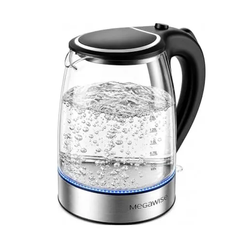 MegaWise Glas-Wasserkocher 1,8L, 1800W – Schnell und sicher kochen