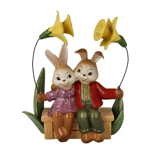 Goebel Hase - Unsere kleine Welt - Hasenpaar - Ostern - UVP 79,00