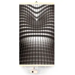 Infrarotheizung Bildheizung 430W mit Abstraktionsmotiv