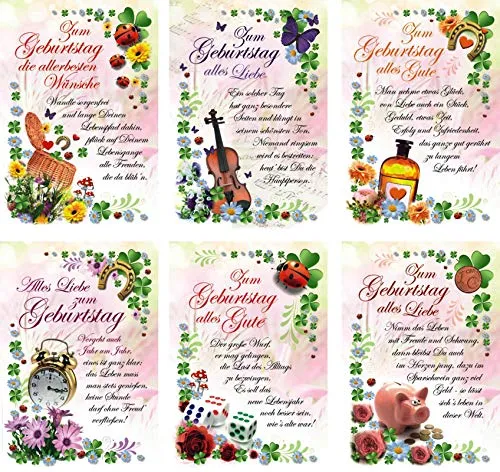 Glückwunschkarten zum Geburtstag Sprüche 51-0075 von ILODA