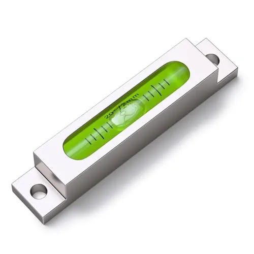 Präzisions-Dosenlibelle aus Metall, Ersatz Wasserwaage, Glaslibelle, Wasserwaage mit Blase, Röhrenlibellen, Zylinderlibelle, grün