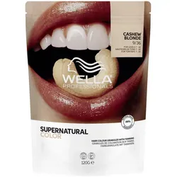 Wella Professionals Supernatural Color 9/36 Cashew Blonde 120 g - Pflanzenbasierte Haarfarbe ohne Aufhellung, die Reflexe zaubert. Bis zu 100 % Graukaschierung in nur 2 Schritten. Stärkt und repariert das Haar beim Färben für lebendige Farbergebnisse.