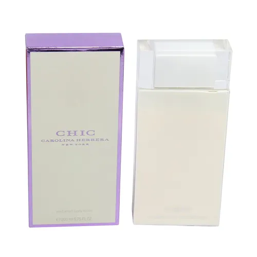 Carolina Herrera Chic Perfumed Body Lotion 200ml - Damen Body Lotion mit dem eleganten Duft von Chic, verwöhnt die Haut und sorgt für ein geschmeidiges Hautgefühl.