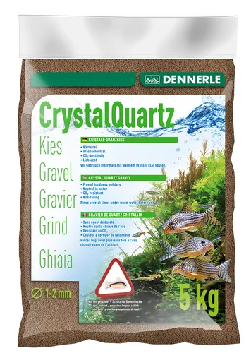 DENNERLE 1744 Kristall-Quarzkies Dunklebraun 5 kg von Dennerle