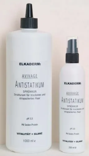 Elkaderm Avivage Antistatikum 200ml - Shampoo gegen statische Aufladung, sorgt für glattes und geschmeidiges Haar ohne Frizz.
