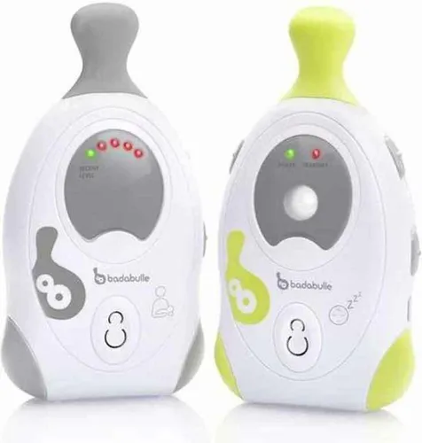 Badabulle Baby Online Babyphone mit Nachtlicht - Babyphone mit 300 m Reichweite und integriertem Nachtlicht für beruhigende Nächte. Ideal für Wohnungen, mit akustischem Alarm und Sprachaktivierung (VOX) für maximale Sicherheit.