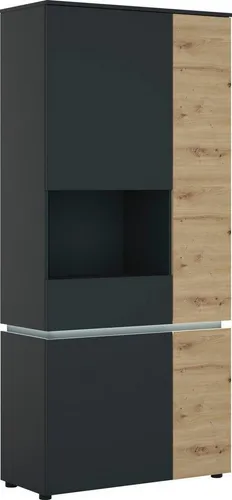 INOSIGN Vitrine Luci, eichefarben Artisan/Kosmos Anthrazit von Home Affaire