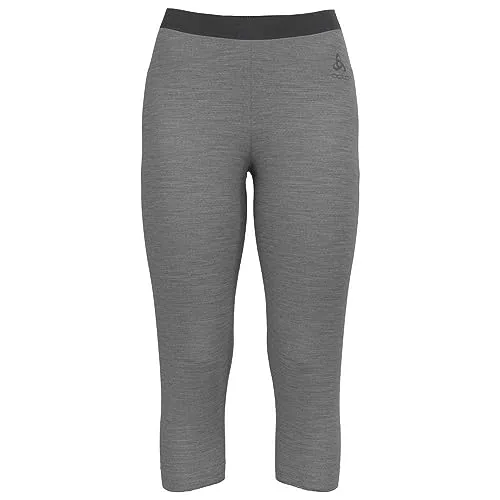 Odlo The Natural Merino 200 Base Layer 3/4 Bottoms – Komfortable Funktionsunterwäsche für Damen - Funktionsunterwäsche aus mulesingfreier Merinowolle mit natürlicher Wärmeregulierung und verbesserter Feuchtigkeitsregulierung – ideal für Winteraktivitäten.