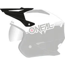 Oneal Volt Cleft Helmschirm, schwarz-weiss für Männer