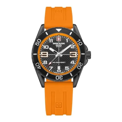 Swiss Alpine Military Herren Analog Uhr mit Silikon Armband von Swiss Alpine Military