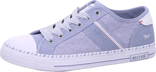 Mustang Shoes Schnürschuh 36 EU – Jeansfarbener Komfort - Stylischer Schnürschuh in Größe 36, aus hochwertigem Textil und Synthetik. Ideal für den Alltag, bietet er angenehmen Tragekomfort und eine robuste Laufsohle aus TPU.
