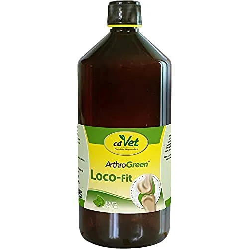 cdVet Naturprodukte ArthroGreen Lauf-Fit 1l - Nahrungsergänzung für Gelenke von Pferd, Hund und Katze - VIELSEITIGKEIT: Das Ergänzungsfuttermittel von cdVet unterstützt den Bewegungsapparat von Tieren aller Größen und fördert die Bewegungsfreude durch natürliche Kräuter und ätherische Öle.