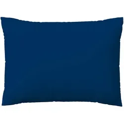 schlafgut Woven Satin Kissenbezug 60x80 cm Blue Deep Uni – Premium Hotelqualität - Luxuriöser Kissenbezug aus 100% Baumwolle in 5-Sterne-Hotelqualität. Hautfreundlich, pflegeleicht und mit unsichtbarem Reißverschluss für eleganten Schlafkomfort.