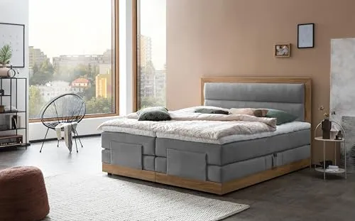 Belanoti MODELA Boxspringbett 180x200 in grau von Belanoti