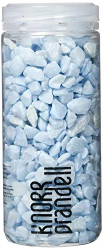 Knorr Prandell 218236210 Dekosteine 9-13 mm 500 ml, Farbe: hellblau