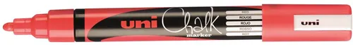 uni-ball Kreidemarker Chalk PWE 5M neon rot Rundspitze