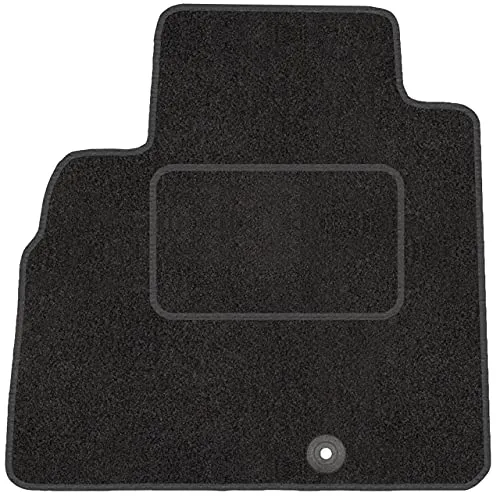 Fahrer Fußmatte Velours Fahrerseite Fahrermatte für Nissan Micra K13 (10-16) - 1-teilig - Passgenau