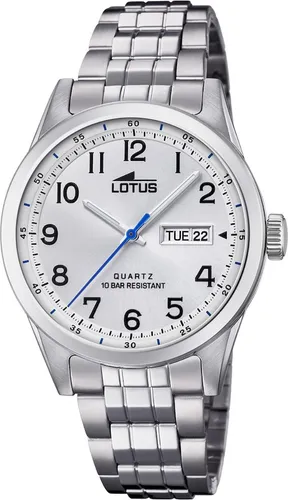 Lotus Herren Armbanduhr 18670/1 - Armbanduhr für Herren mit klassischem Edelstahlband, wasserdicht bis 100 m und präzisem Quarzwerk – ideal für jeden Anlass.