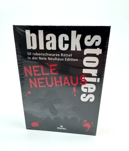 Moses - Black Stories - Nele Neuhaus Edition - 50 Rätsel - 2019 - Neu