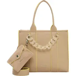 Tamaris Shopper TAS Flavia 33722 Damen Handtasche - Damen-Henkeltaschen mit praktischer Utensilientasche und dekorativer Kette, ideal für den Alltag. Tragen Sie sie bequem crossover dank des Schulterriemens.