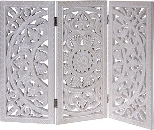 Meinposten Holzornament weiß 60x45 cm von Meinposten