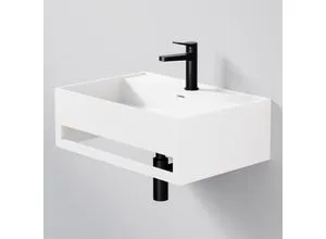 Steinberg Serie 440 Wandwaschtisch mit Handtuchhalter von Steinberg