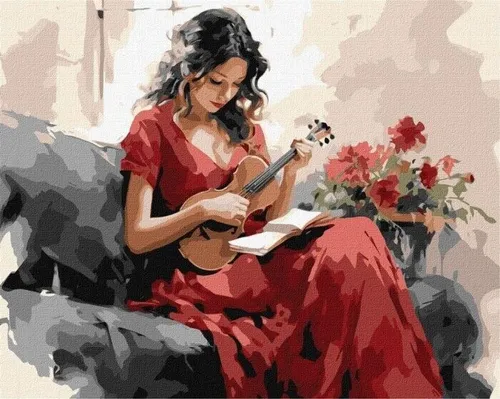 Malen nach Zahlen - Melodische Anmut 40x50cm