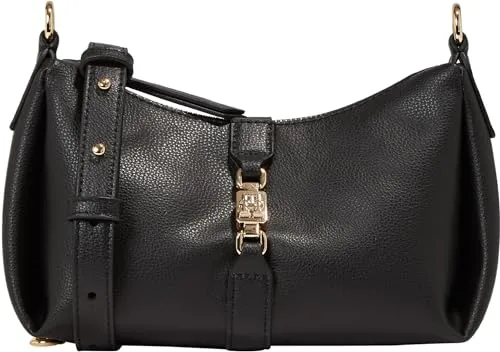 Tommy Hilfiger Damen Crossbody Bag - Zeitlose Umhängetasche in Schwarz - Umhängetaschen: Die Tommy Hilfiger Crossbody Bag überzeugt mit ihrem ikonischen Design, verstellbarem Riemen und hochwertigem Material aus recyceltem Polyester.
