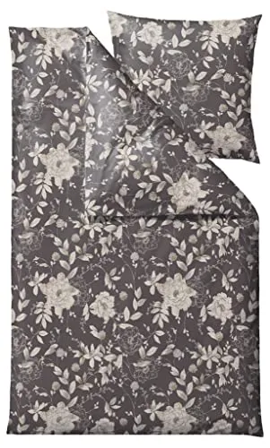 Södahl Organic Garden Bloom Bio-Bettwäsche 135x200 cm - Bettwäsche-Set aus 100% Bio-Baumwolle, mit luxuriösem Blumen-Motiv und praktischem Reißverschluss, ideal für umweltbewusste Schlafräume.