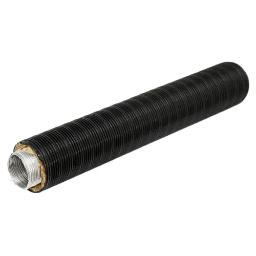 raik Therm Flex Aluflexrohr isoliert Ø 125 mm – 0,75 m für Kaminöfen - Doppelwandiges Aluflexrohr mit Wärmedämmung für die sichere Frischluftzufuhr zu Kaminöfen. Flexibel einsetzbar, sorgt es für eine zuverlässige Lufttemperatur und verhindert Kondensatbildung.