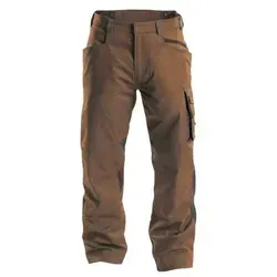 DASSY® Spectrum Arbeitshose Gr. 52 - LEHMBRAUN/ANTHRAZITGRAU - Arbeits- & Schutzkleidung mit verstärkten Taschen aus Nylon Cordura® und reflektierenden Details für optimale Sicherheit und Komfort bei der Arbeit.
