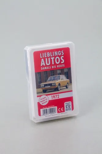 Auto Quartett 1972 Baujahr Geburtsjahr 54. Geburtstag Geschenk Spielkarten Neu
