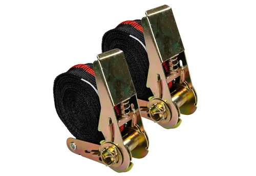 Easy Work Zurrgurt 2er Set Zurrgurt Ratschenspanngurt 25mm x 5m Spanngurt mit Ratsche (2-St) mit Spannratsche