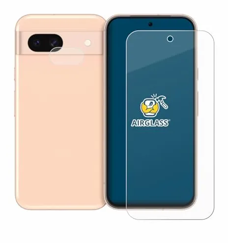 BROTECT Schutzglas für Google Pixel 8a (Display+Kamera) Schutzfolie Panzer Folie Glas[Extrem Kratzfest 9H, Anti-Fingerprint, Ultra-Transparent]