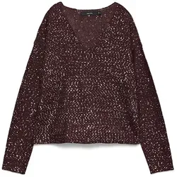 Vero Moda Pullover in Aubergine - L in pink von VERO MODA
