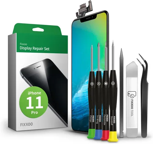 GIGA Fixxoo Original Display Set für iPhone 11 PRO, Reparatur-Set mit Werkzeug