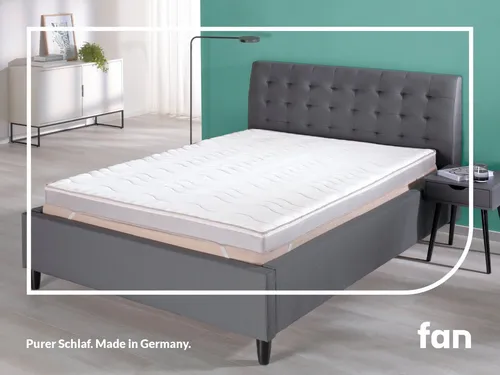 Produktbild f.a.n. 7-Zonen Kaltschaum-Topper BIG KOMFORT PLUS (90 X 200 CM)