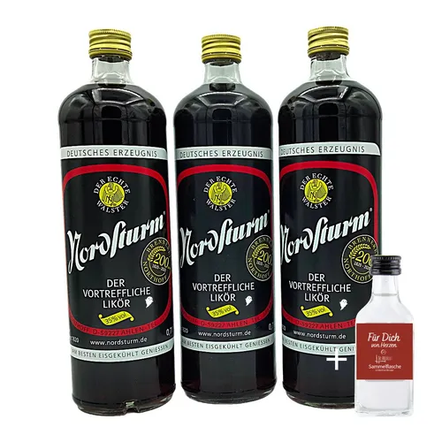 Produktbild Nordsturm Magenlikör 0,7l 35% Vol. 3er Pack