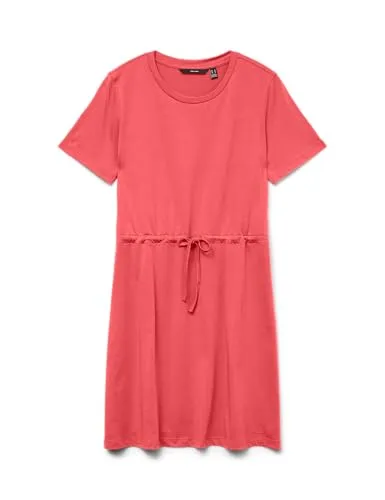 VERO MODA Vmluna Ss Short String Dress JRS Noos
