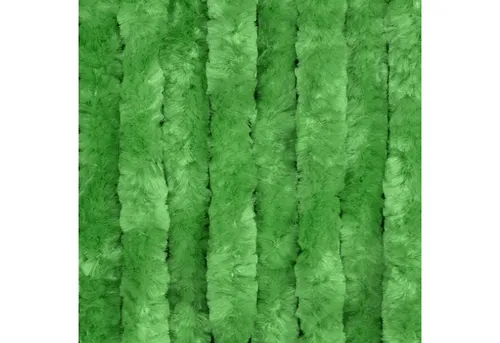 Flauschvorhang Chenille 90 x 220 cm in Grün – Türvorhang für Insektenschutz
