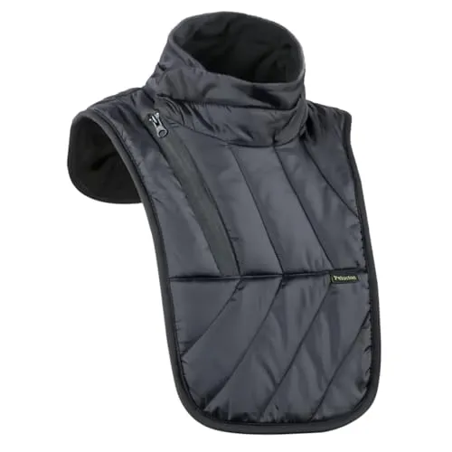 Pelucton Halswärmer Motorrad Winter, verstellbarer Brust- und Schulterwärmer, thermischer Schal, Winddicht, Motorrad-Nackenschutz Outdoor