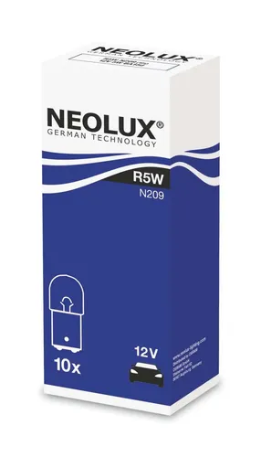 10x Stück R5W 12V 5W BA15D Standard Autolampe Glühbirne Birne von NEOLUX